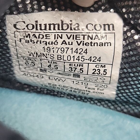 Columbia Slopeside Village Omni-Shield Boots Size 6.5 - Picture 6 of 7